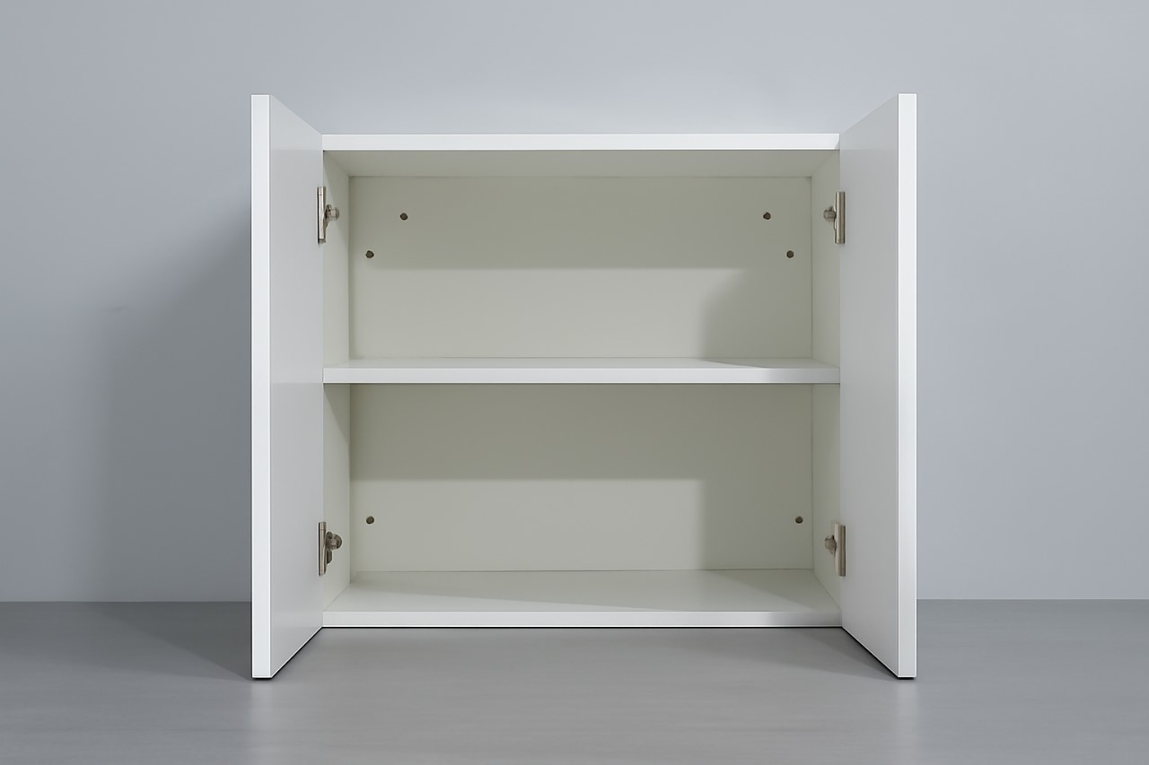 Mueble de Guardado con Puertas y Llave - Blanco